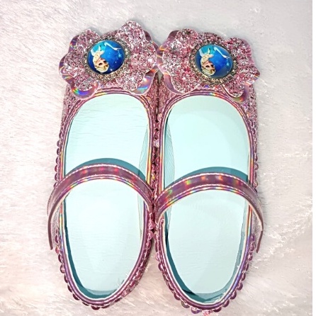 [MAMASILO] Sepatu Pesta Frozen Glitter Anak