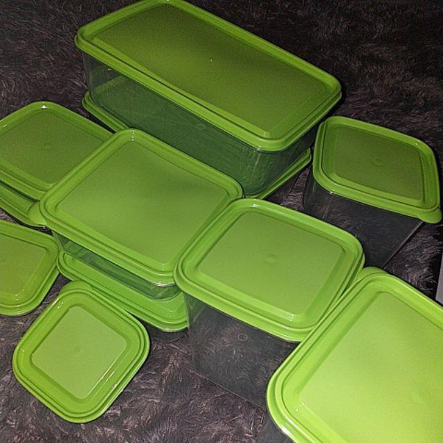 Set Wadah Plastik Untuk Penyimpanan Calista Otaru 14 Pcs
