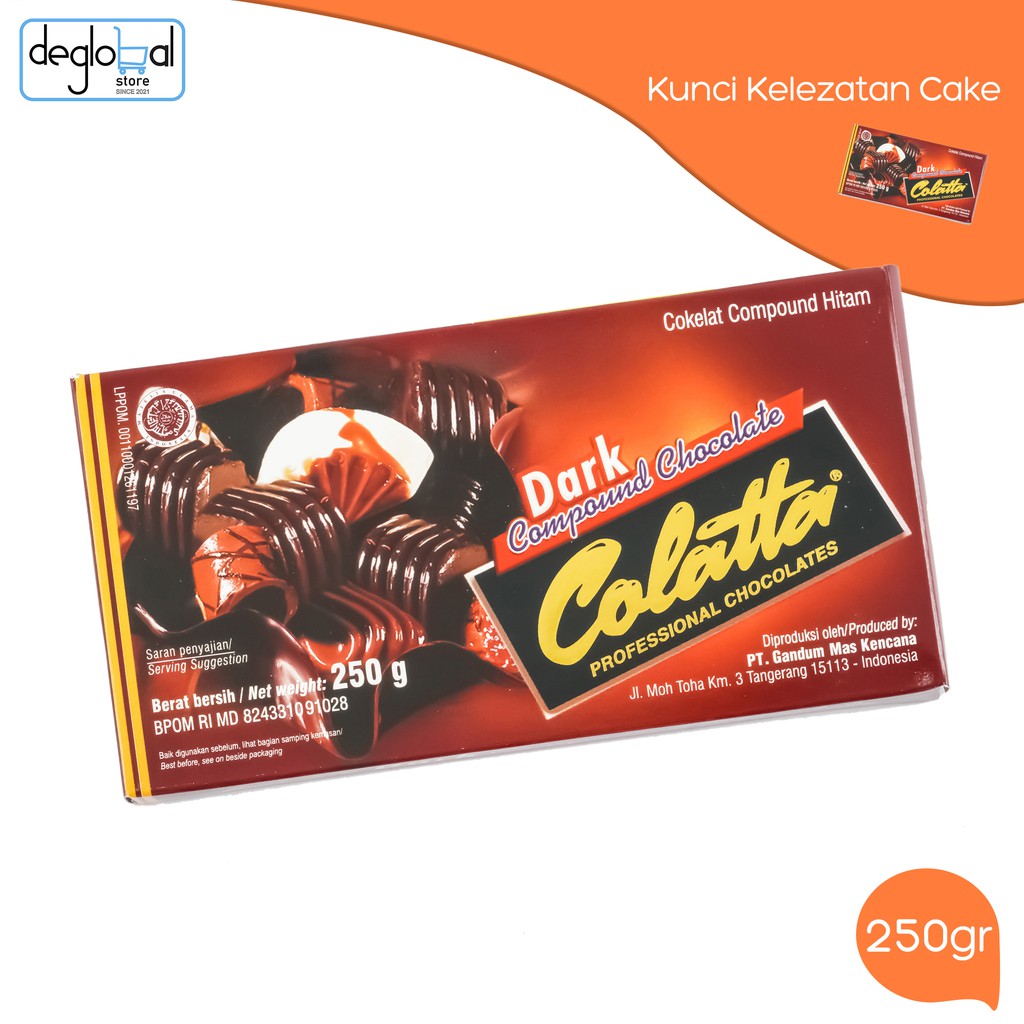 

Colatta Dark Compound Chocolate 250gr