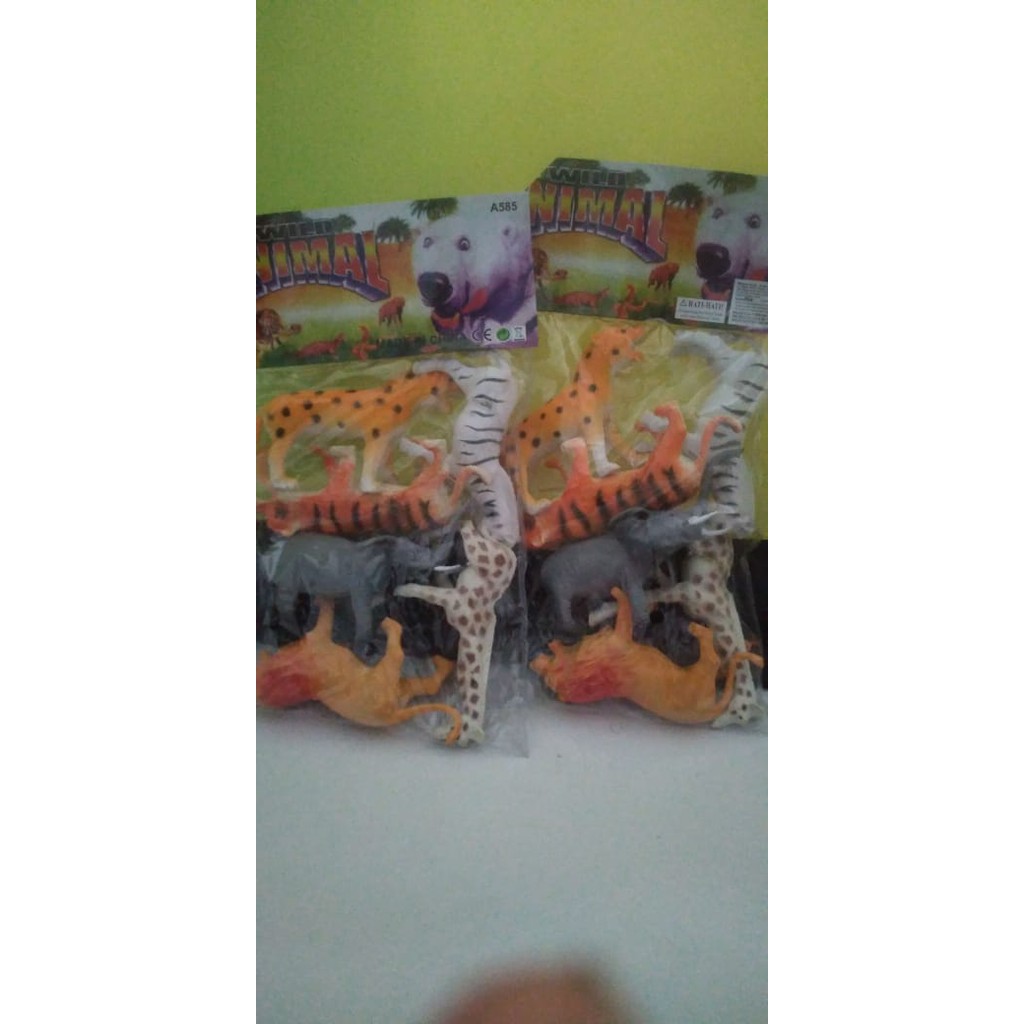 Mainan Wild Animal A-585 isi 6pcs