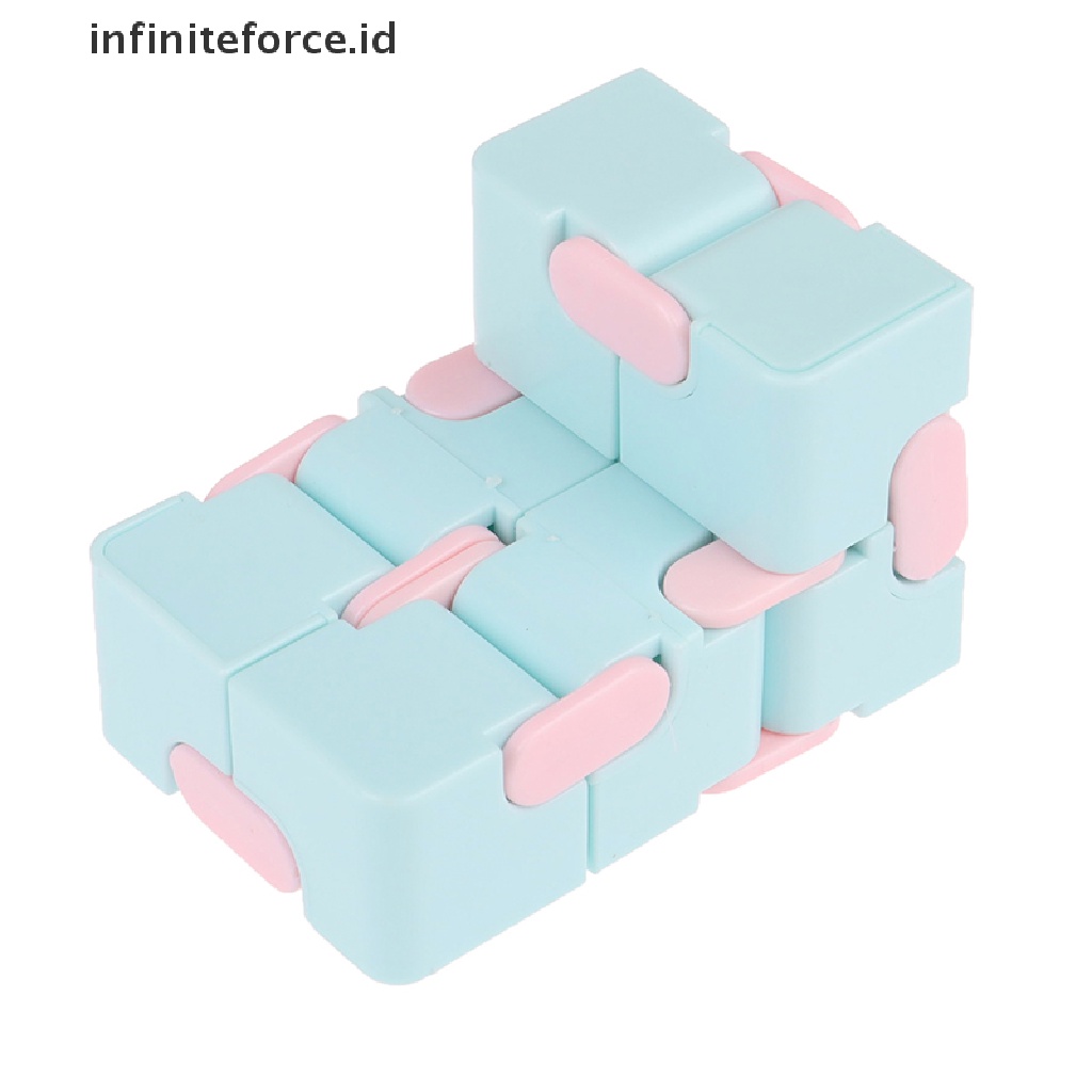 (Infiniteforce.Id) Mainan Fidget Cube Infinity Ajaib Untuk Penghilang Stress / Cemas / Fokus