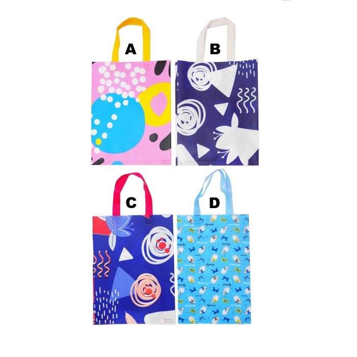 

NEW TAS GOODIE BAG LAMINASI PREMIUM SPAUNBOND UK 30X40X10 - MOTIF D