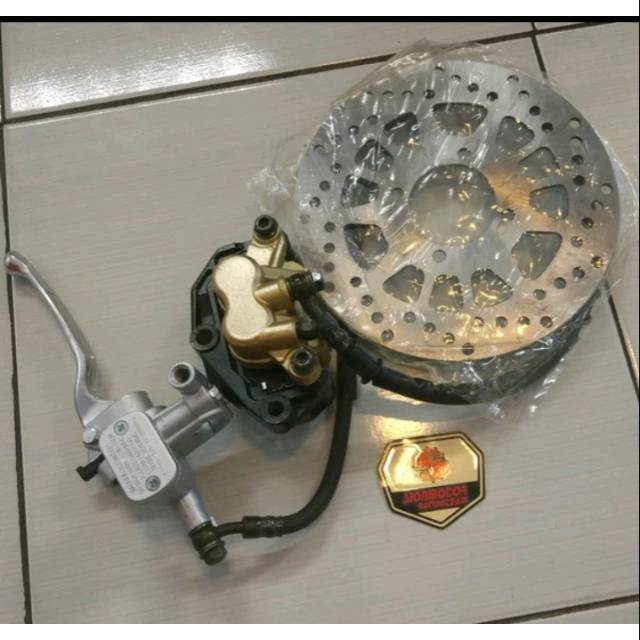 Kaliper cakram set plus piringan yamaha jupiter z burhan