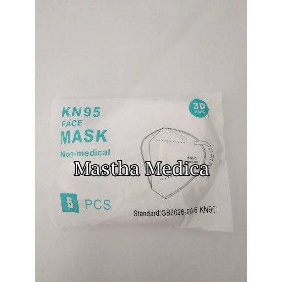 Face Mask Masker Antivirus Pelindung Covid KN95 KN 95 Non Medis GB2626- 2006