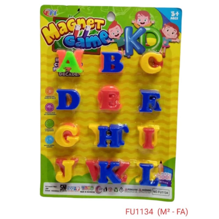 FU 1134 - Mainan Huruf Abjad kecil A-Z Ukuran 5cm FU1134