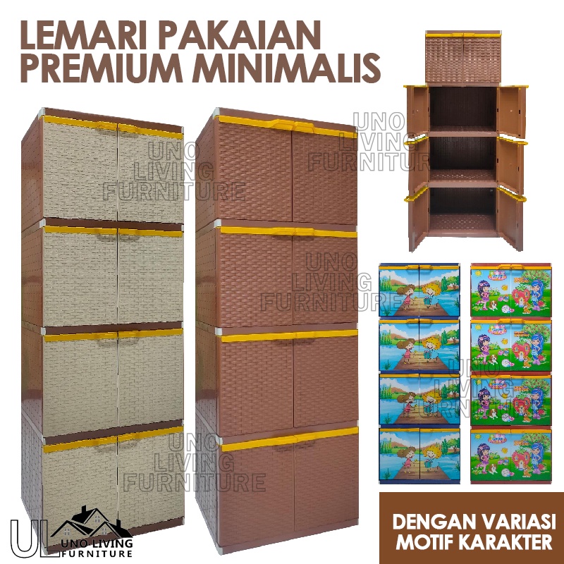 LEMARI PAKAIAN PLASTIK LEMARI PINTU LEMARI PLASTIK 4 SUSUN LEMARI 4 SUSUN LEMARI PREMIUM LEMARI PAKAIAN 4 SUSUN BUKAN LEMARI TABITHA MY TOP