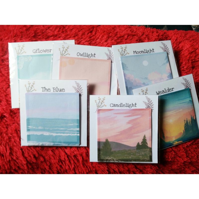 

Memopad Scenery season