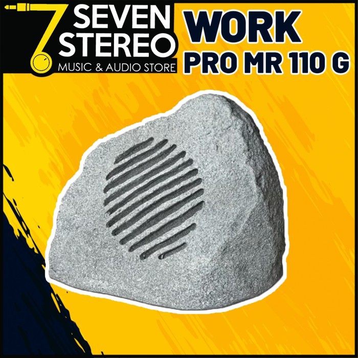 Speaker Taman Outdoor Anti Air WORK PRO MR 110 Grey LINE Pasif 8 inch