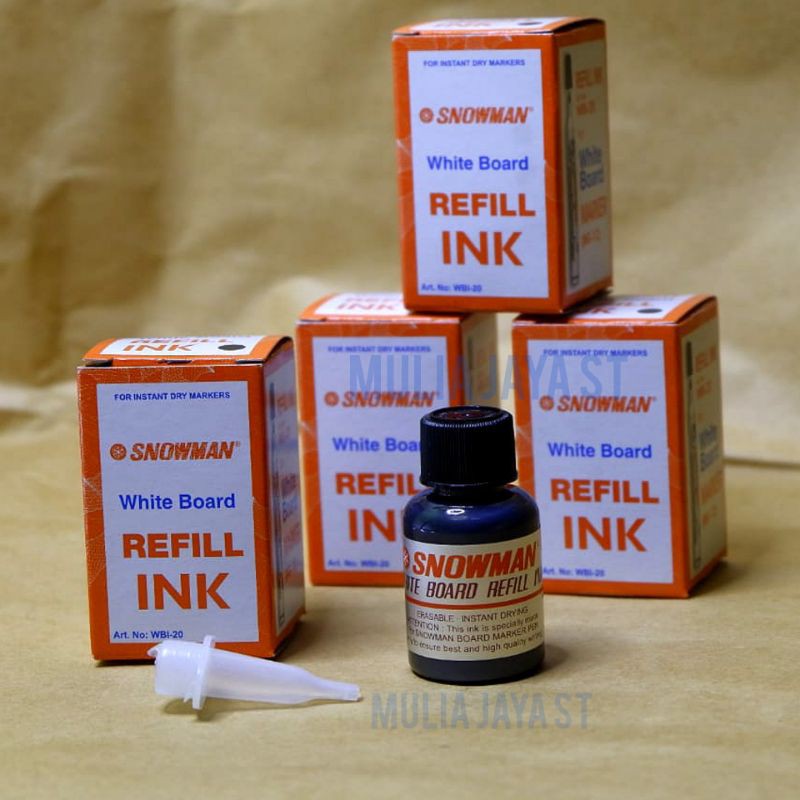

Refill Tinta spidol white board marker snowman BG-12