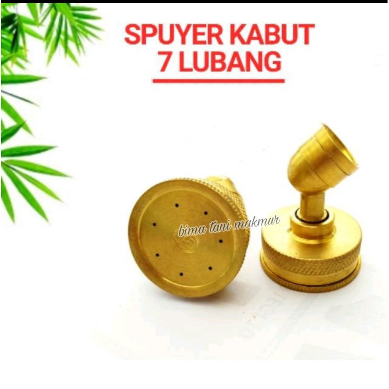 SPUYER / NOZZLE SPRAYER 7 LUBANG KUNINGAN