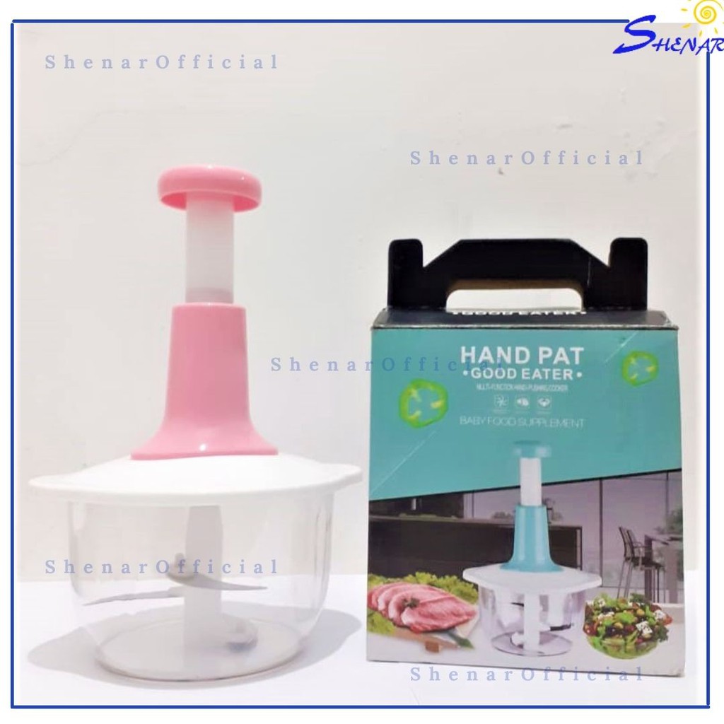 SHENAR CHOPPER MANUAL BLENDER TEKAN PENCACAH DAGING BAWANG SAYUR VEGETABLE GRATER 3 VARIAN WARNA