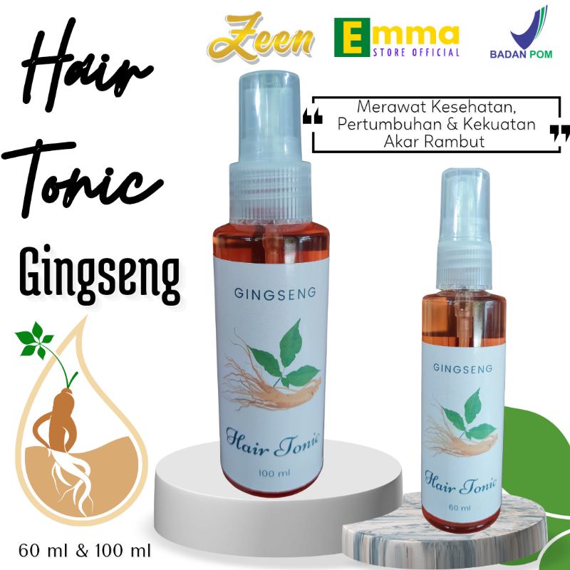 Hair Tonic Gingseng Ala Salon Hair Serum Hair Treatment 60 ml &amp; 100 ml (BPOM)