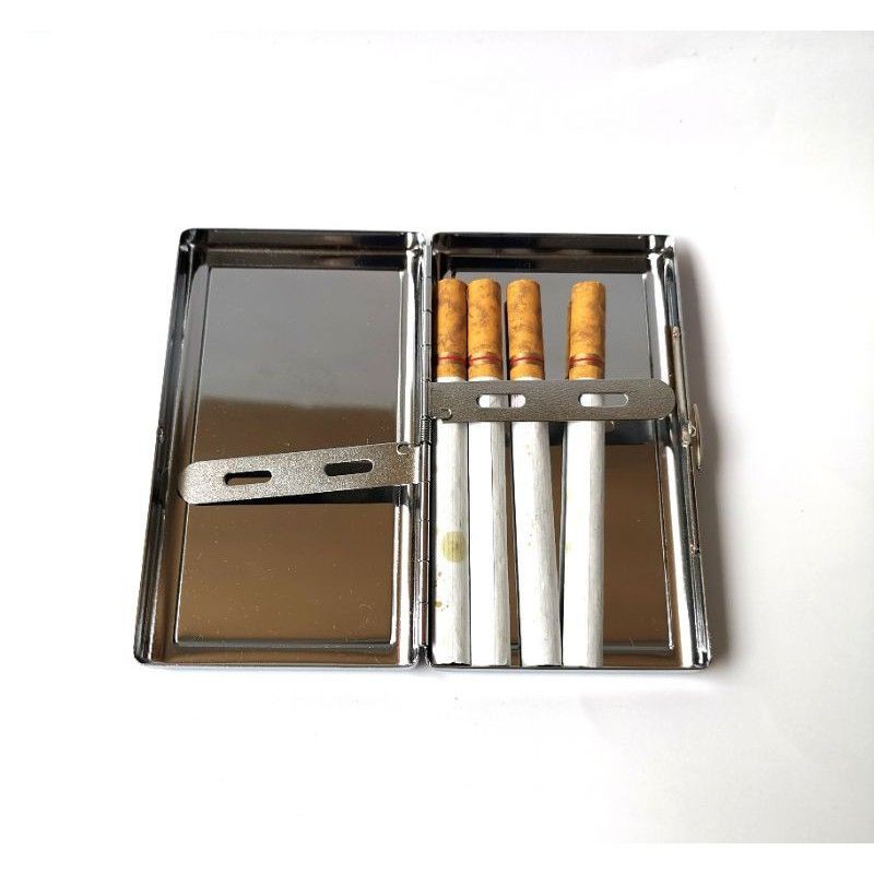 kotak rokok / tempat Rokok bahan stainless motif Mesir