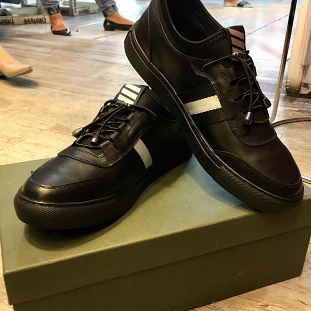 SEPATU SNEAKERS BALLY (BLACK)