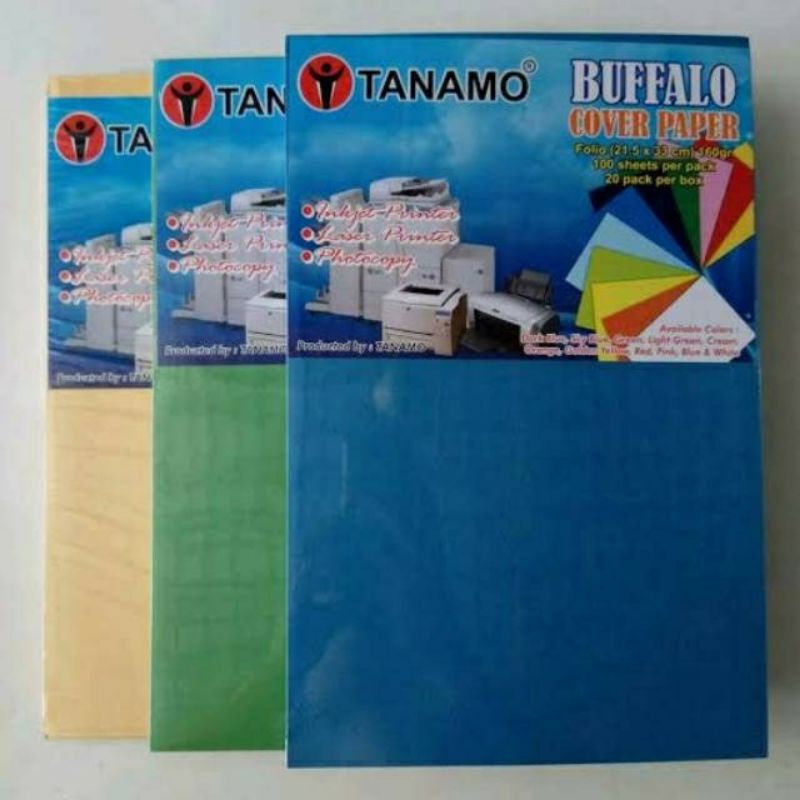 

Kertas Cover Jilid Buffalo Tanamo F4