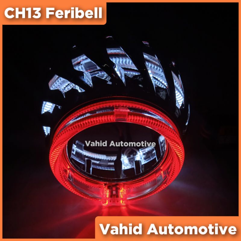 Shroud Cover Casing Projie Projector CH13 Fireball Spiral Crystal Halos Strobo AE Angel eyes Led