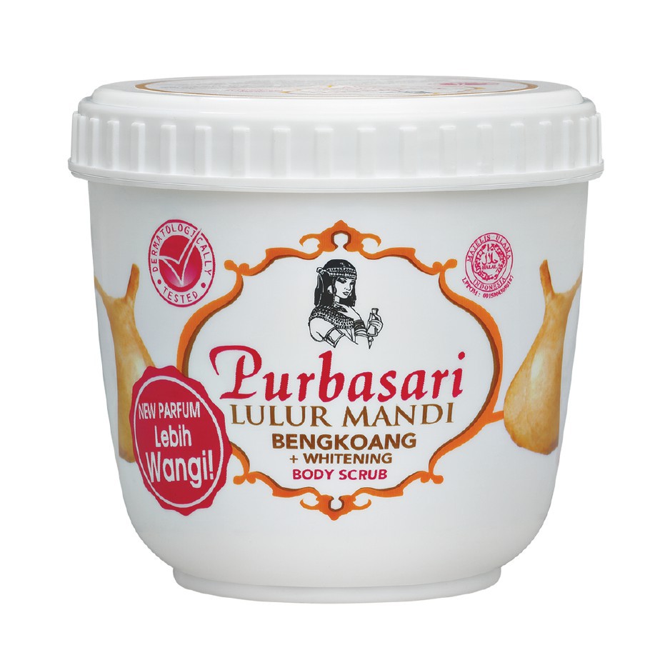 Purbasari Lulur Mandi Bengkoang+Brightening Body Scrub 200g