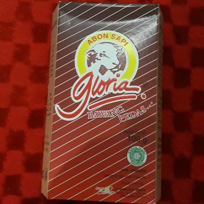 

Gloria Abon Sapi Bawang Pedas 100 G Terjamin