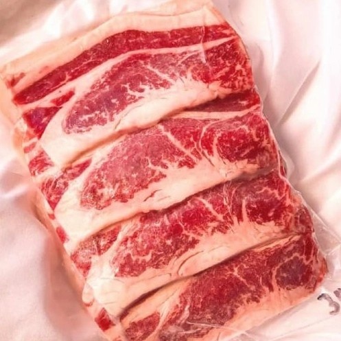 

US Karubi Beef Premium 3mm / daging beef slice tebal 3mm
