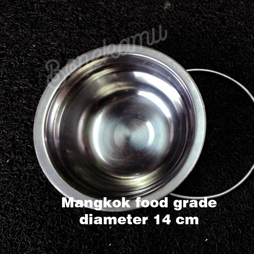 MANGKOK STAINLESS GANTUNG JEPIT UNTUK WADAH PAKAN MAKANAN MINUMAN KUCING ANJING MUDAH DIBERSIHKAN - PET BOWL