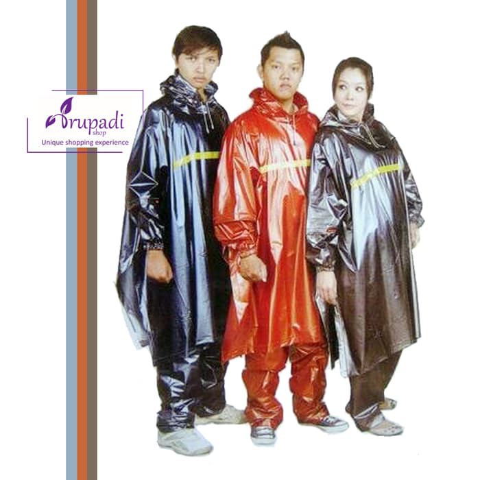 Jas Hujan Tiger Head / Jas Hujan Ponco - Biru