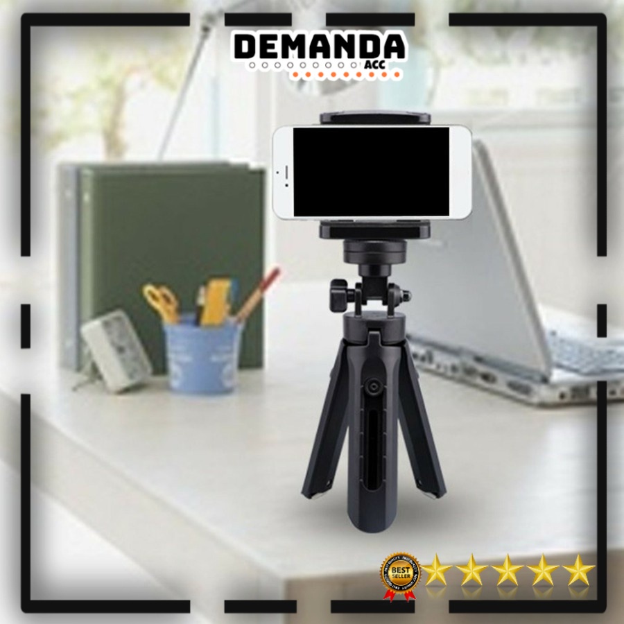 Smartphone HP Handphone Tripod Mini Holder U Clamp Vlog Zoom Kamera Gopro Xiaomi Yi Cam