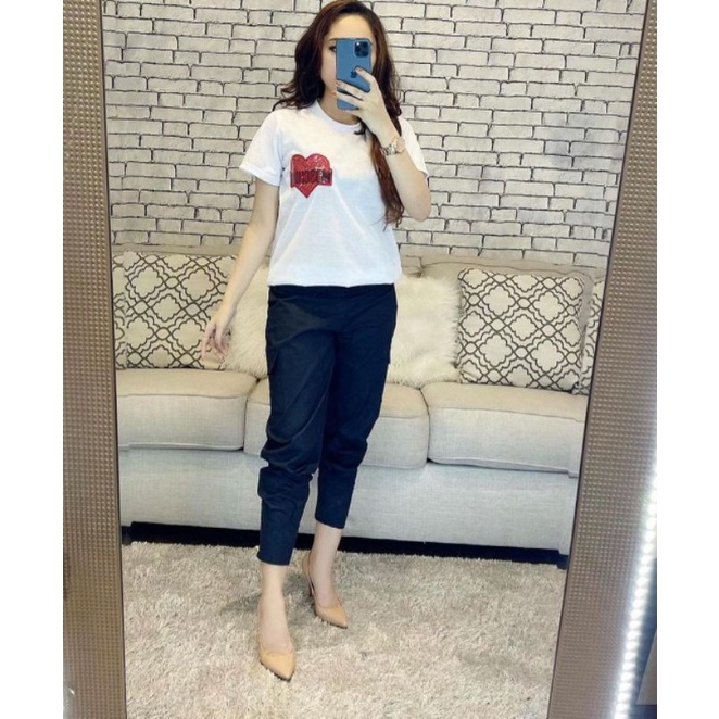 TSHIRT MOSCHNO CASUAL /ATASAN WANITA / FASHION WANITA NOB