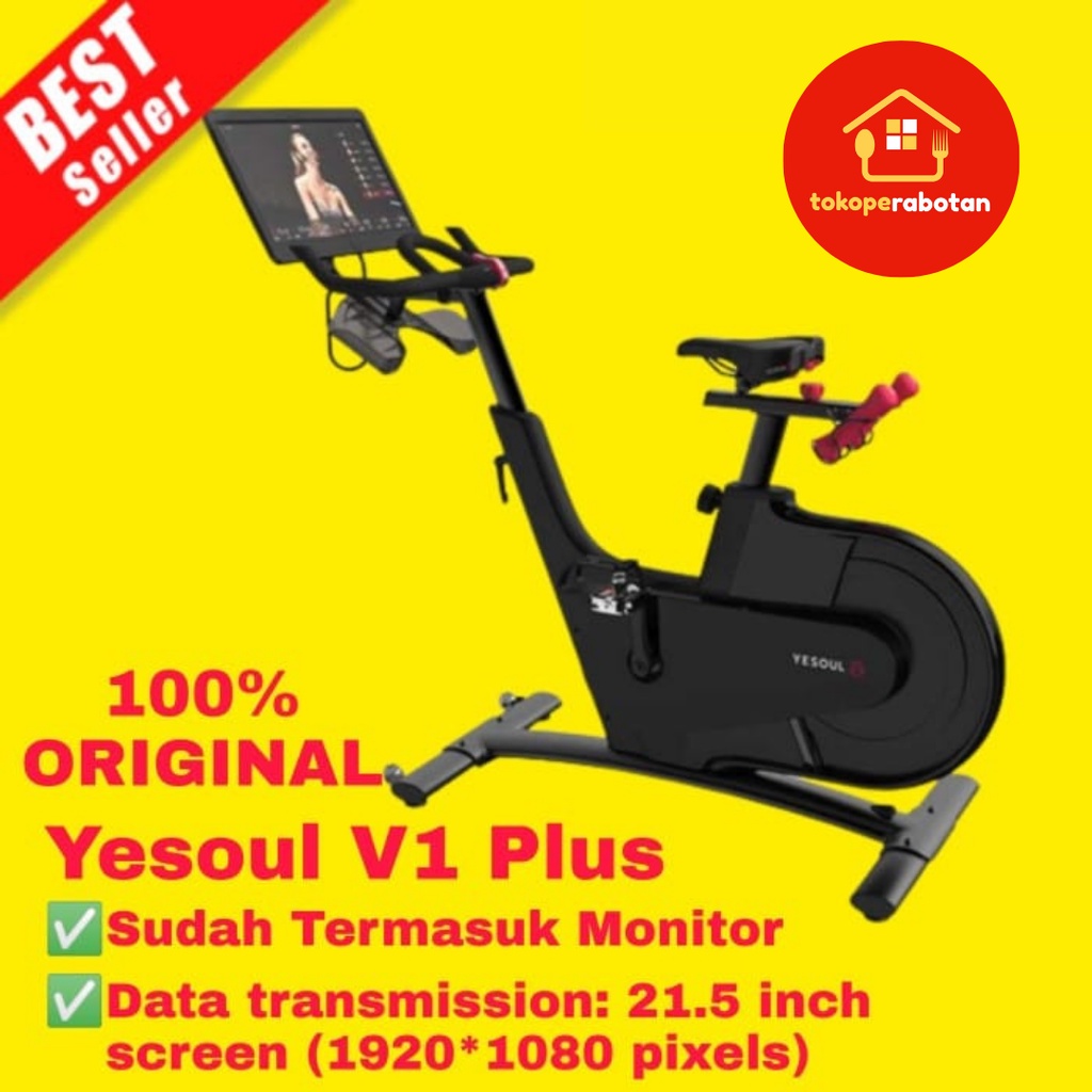 Speda Sepeda Statis YESOUL V1 Plus Spinning GYM Bike 21.5 Inch Original