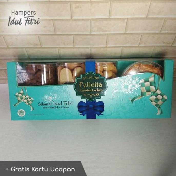 

Paket Hampers Kue Lebaran / Parcel Idul Fitri - Felicita Tosca Isi 4 Sarahasana_