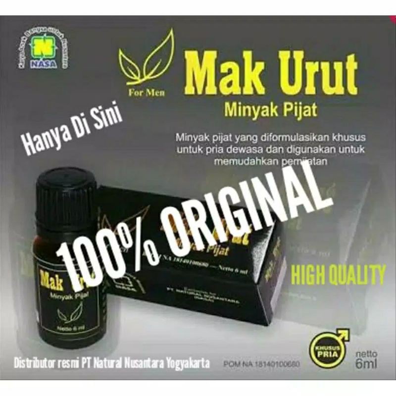 Mak Urut Natural Herbal Alami Asli Original Nasa Terlaris