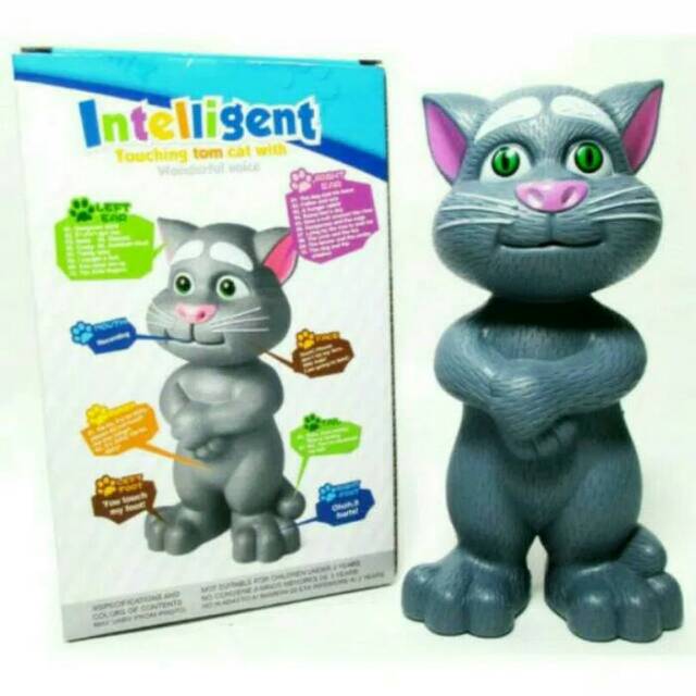 Jual Tom cat talking/robot kucing bicara/ mainan edukasi Shopee Indonesia