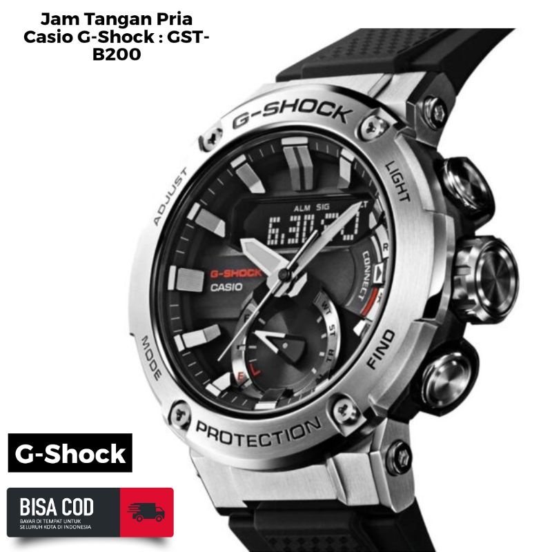 Jam Tangan Pria Casio G-Shock : GST-B200