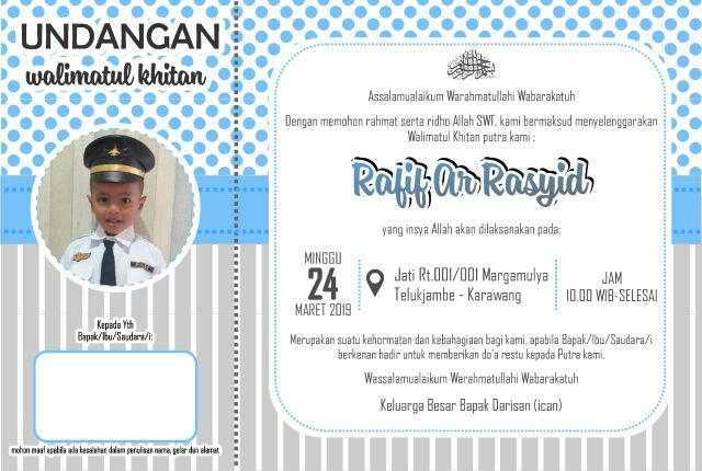 45 Contoh Undangan Khitan Bahasa Jawa Terbaru