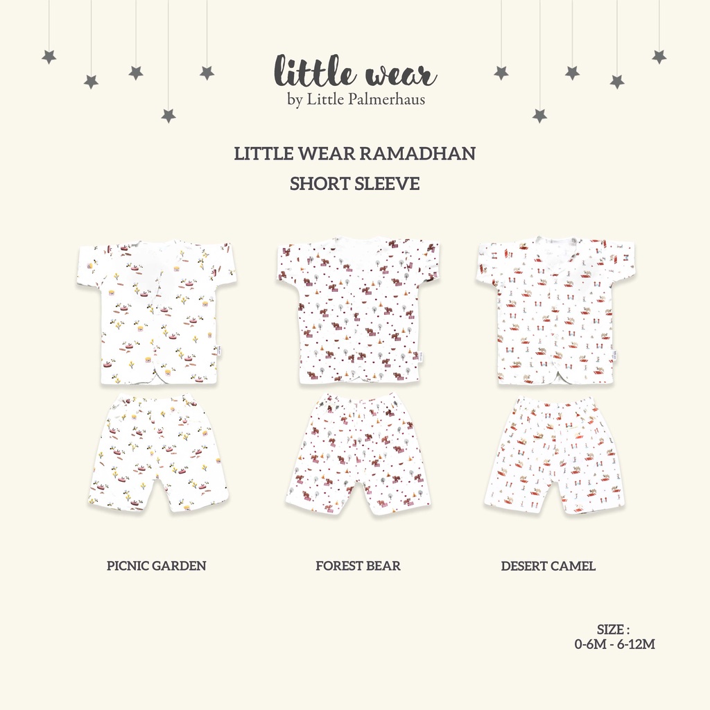 Little Wear Shoulder Button Short Sleeve