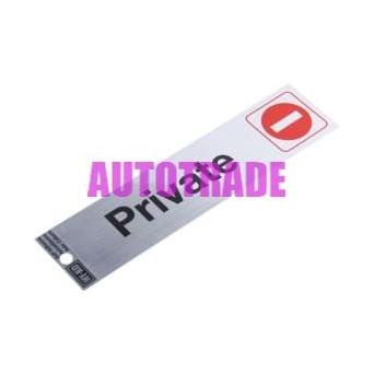 

KRIS STIKER PRIVATE STICKER SIGN LABEL ANODIZED PRIVATE