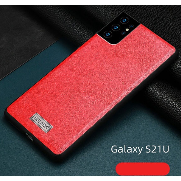 Samsung Galaxy S21 Ultra 5G Sulada Leather Protective Case Soft Case
