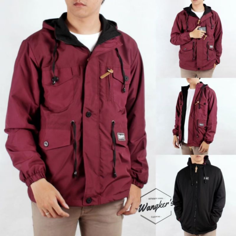 Jaket Parka Pria Terbaru / Jaket Pria Kanvas Bolak Balik Premium