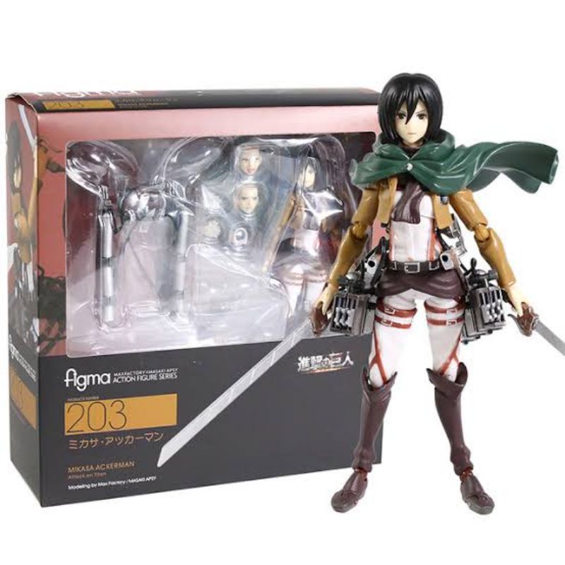 action figure figma attack on titan mikasa ackerman