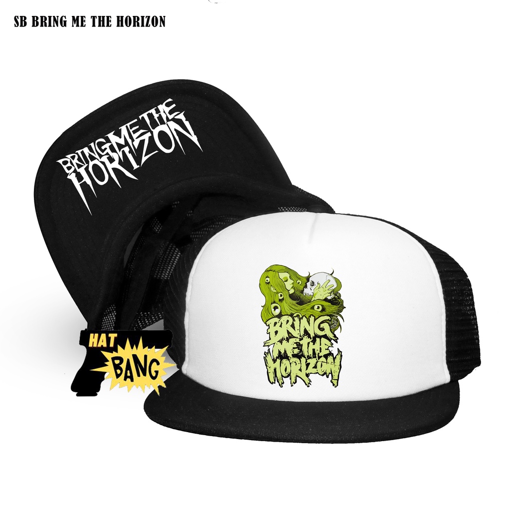 Topi Snapback Bring Me To Horizon / Topi BMTH / Snapback BMTH / Topi Jaring / Topi Band / Topi Band / Snapback Band / Snapback / Topi / Topi Pria / Topi Keren / Snapback keren