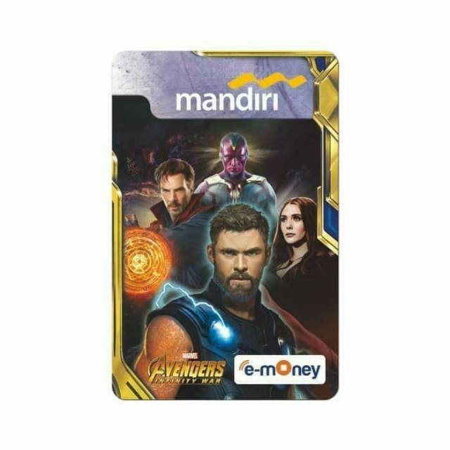 [BESTMART]  Unlimited series Mandiri Emoney ETOLL card Avenger Thor