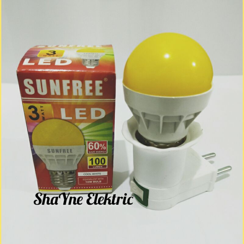 Awet, Murah,  Funky!!! Lampu Tidur / Mini Lamp SUNFREE