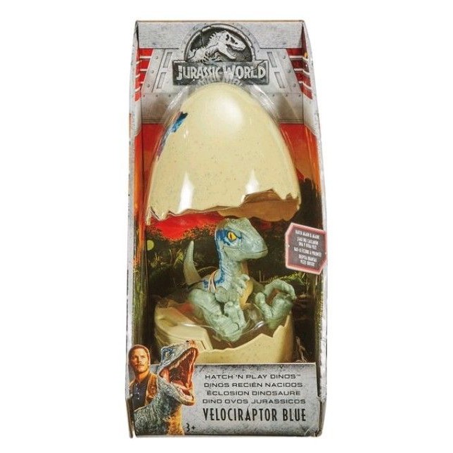 Jurassic World Hatchling Velociraptor Blue