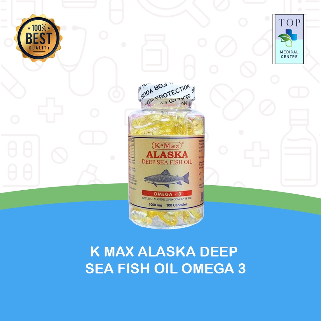 K Max Alaska Deep Sea Fish Oil Omega 3