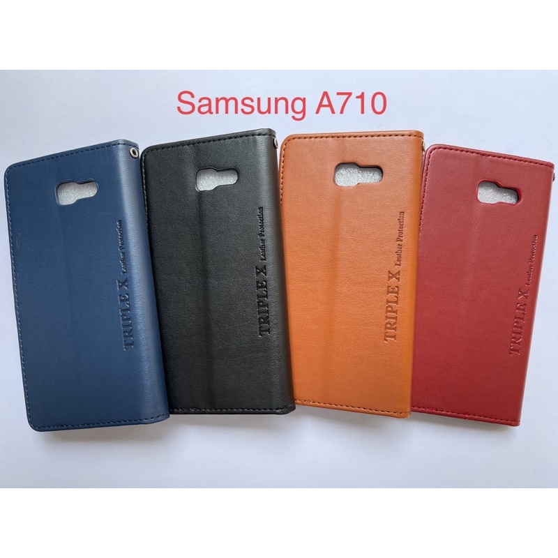 Leather Wallet Flip New Samsung A710