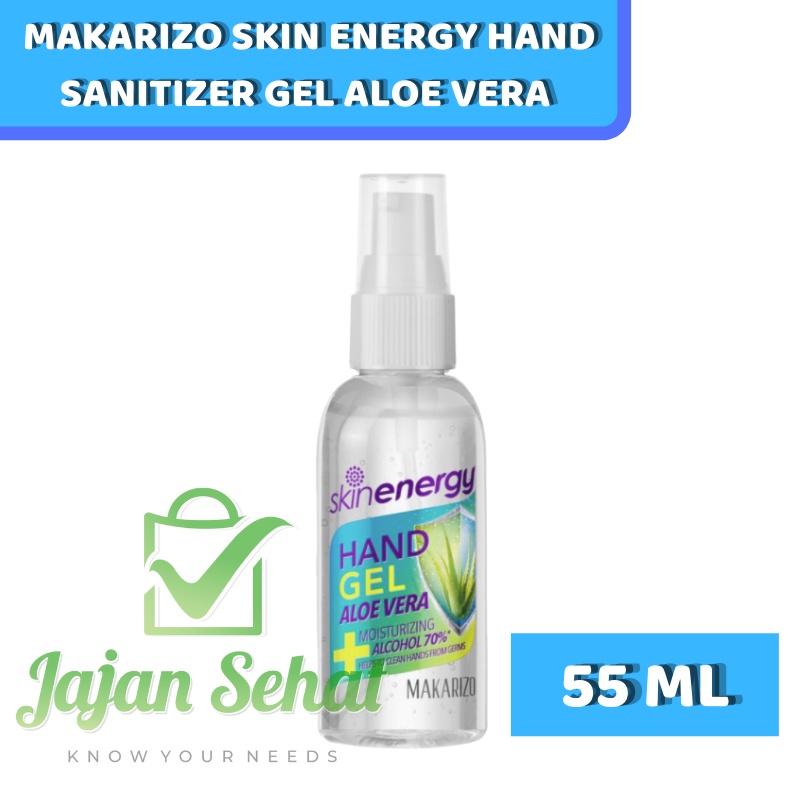 MAKARIZO SKIN ENERGY HAND SANITIZER SPRAY ALOE VERA 30 ML/55 ML