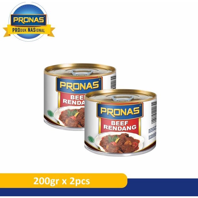 

vaargavaldian5678 PRONAS Rendang Daging Sapi 200 g dengan kemasan EOE bundling 2 pcs TERLARIS TERPERCAYA ORIGINAL