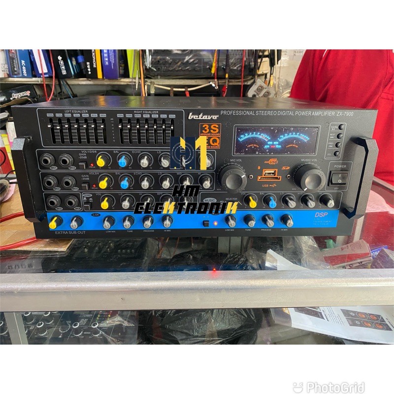 Power Mixer Amplifier Betavo ZX-7900 Profesional