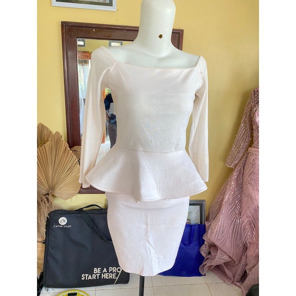 dress wanita dress tebal one set wanitabaju wanita second preloved dress second baju  penyanyi baju 