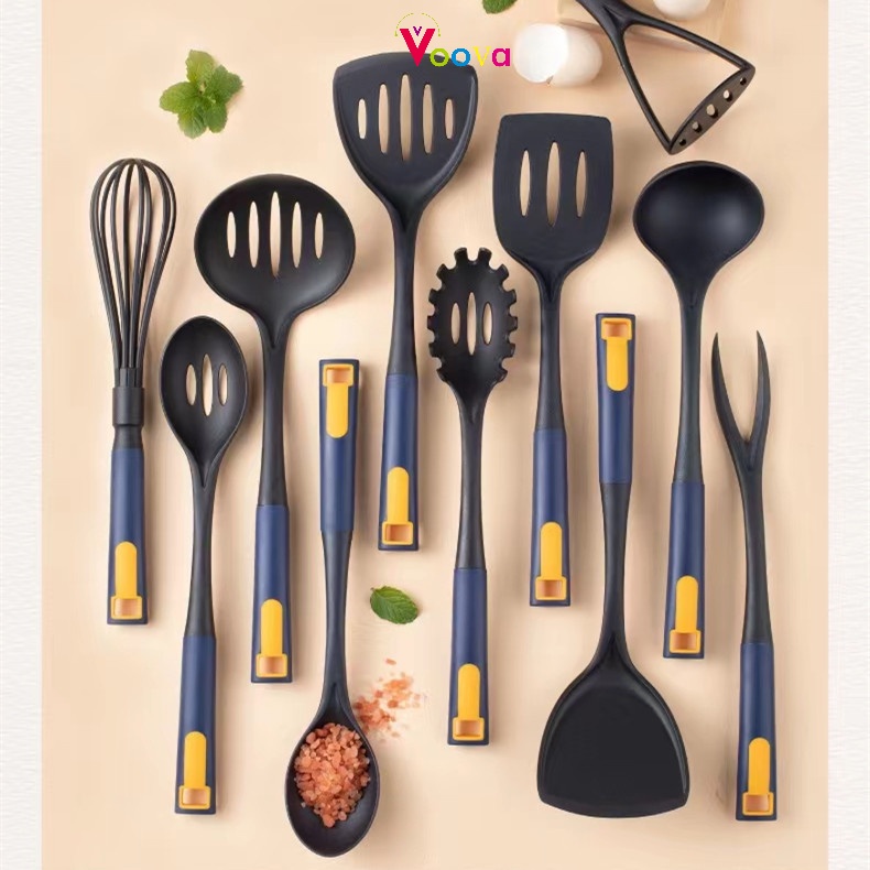 VOOVA  Food Grade Silicone Dapur Non-Stick Pan Peralatan Memasak Rumah Tangga Tahan Suhu Tinggi PEFE/PFOA/BPA Gratis-1