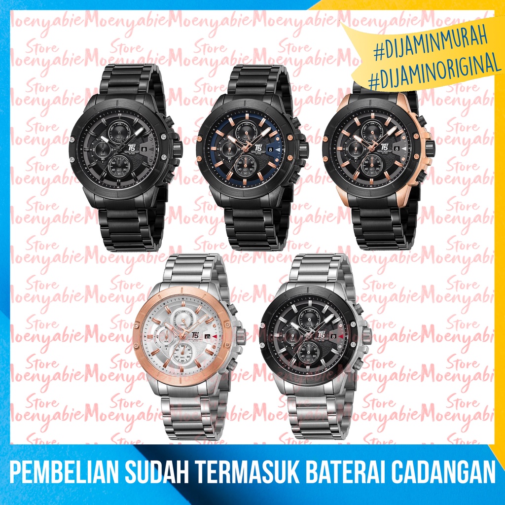 Jam Tangan Pria T5 H 3636G Original Dan Anti Air Jam Tangan T5